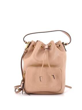 Prada Logo Drawstring Bucket Bag Glace #244259P97B
